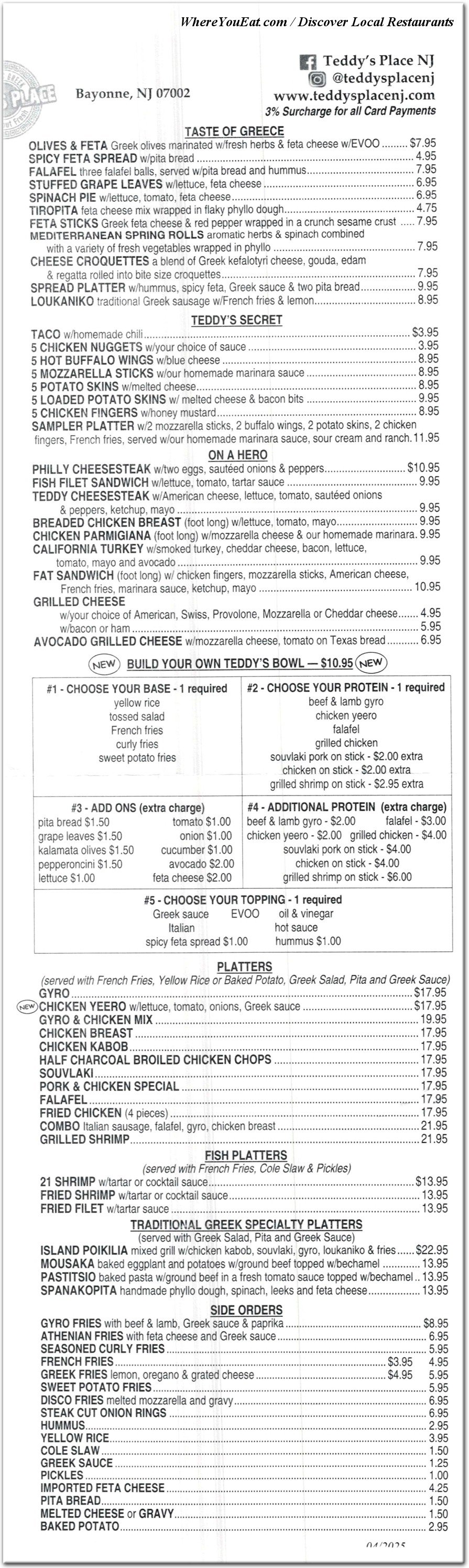 Our Foods